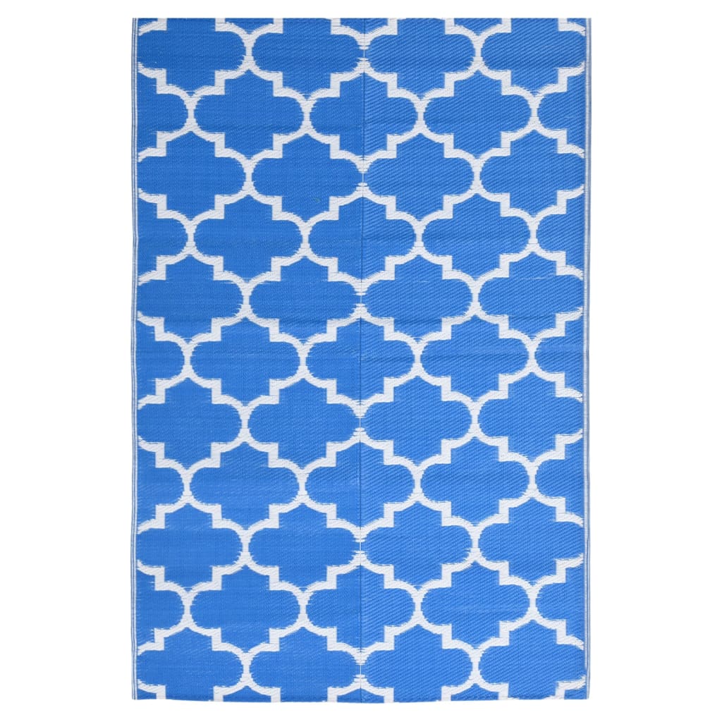 vidaXL Covor de exterior, ARAKIL albastru, 160x230 cm, PP vidaXL Covor de exterior, ARAKIL albastru, 160x230 cm, PP