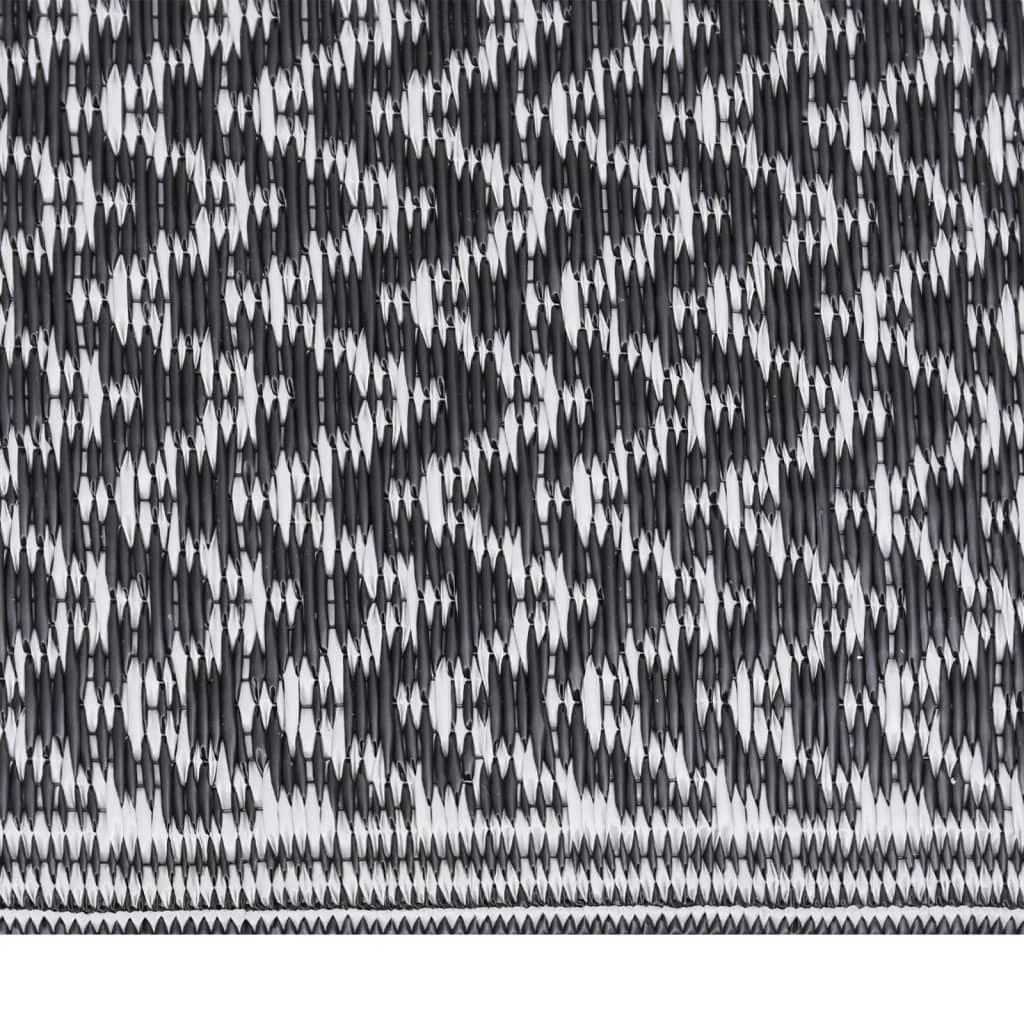 vidaXL Covor de exterior, ARAKIL negru, 140x200 cm, PP vidaXL Covor de exterior, ARAKIL negru, 140x200 cm, PP