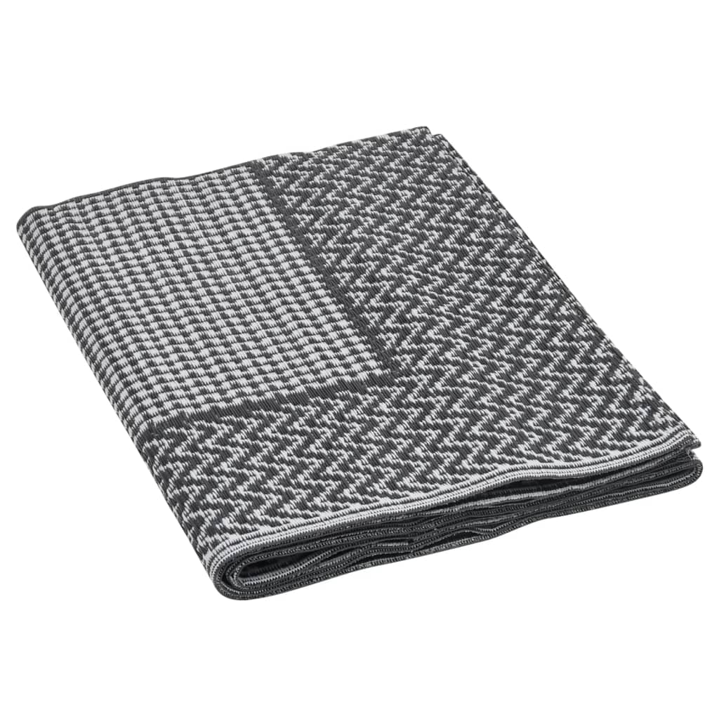 vidaXL Covor de exterior, ARAKIL negru, 140x200 cm, PP vidaXL Covor de exterior, ARAKIL negru, 140x200 cm, PP