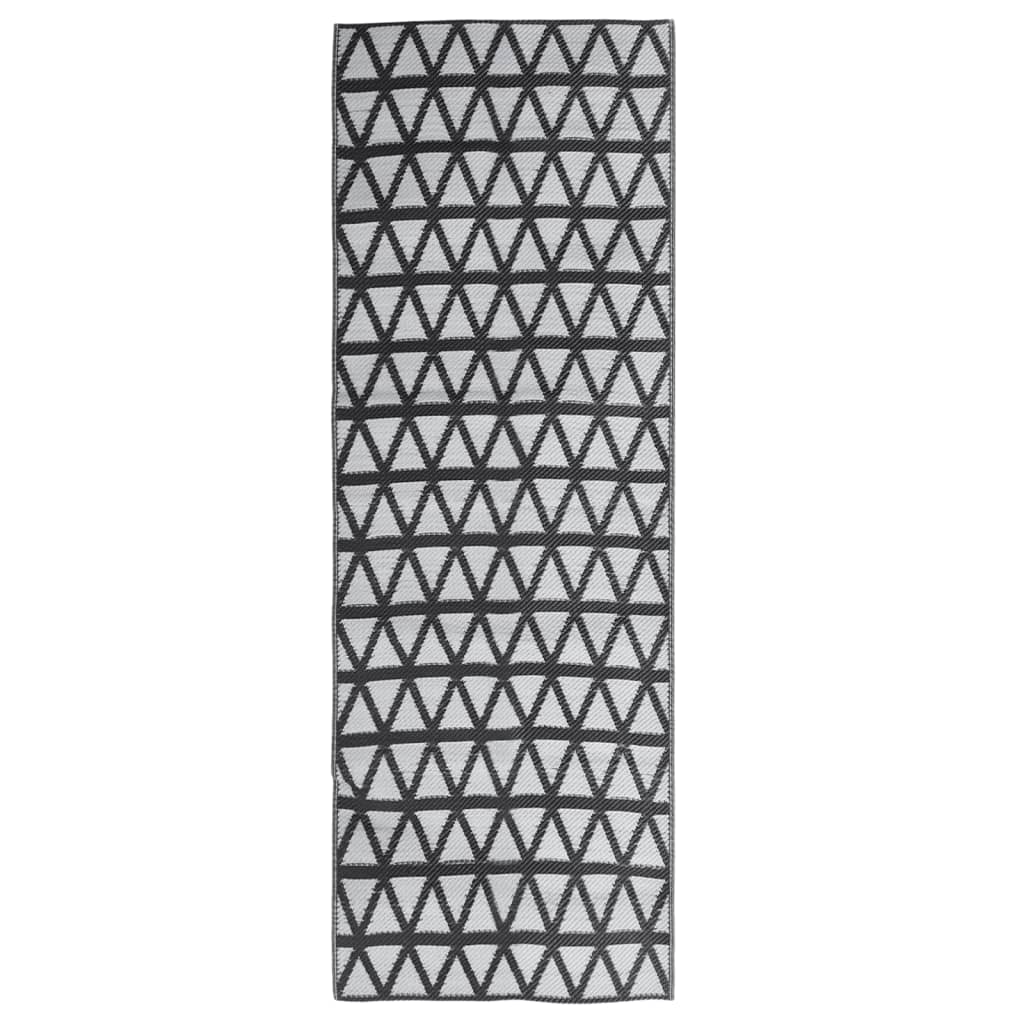 vidaXL Covor de exterior, ARAKIL negru, 80x250 cm vidaXL Covor de exterior, ARAKIL negru, 80x250 cm