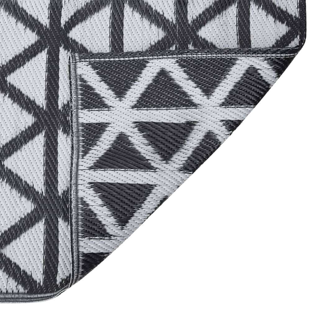 vidaXL Covor de exterior, ARAKIL negru, 80x250 cm vidaXL Covor de exterior, ARAKIL negru, 80x250 cm