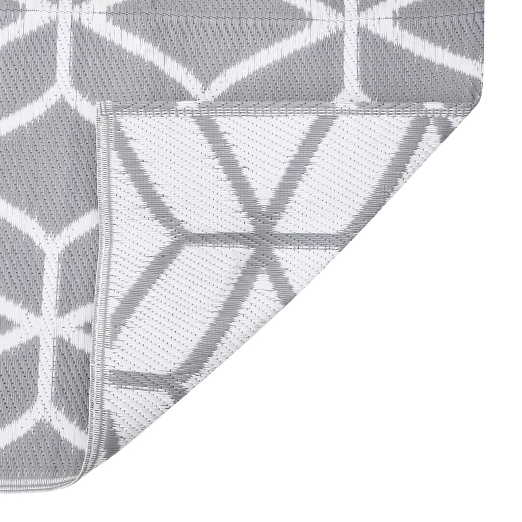 vidaXL Covor d exterior, ARAKIL gri, 140 x 200 cm, PP vidaXL Covor d exterior, ARAKIL gri, 140 x 200 cm, PP