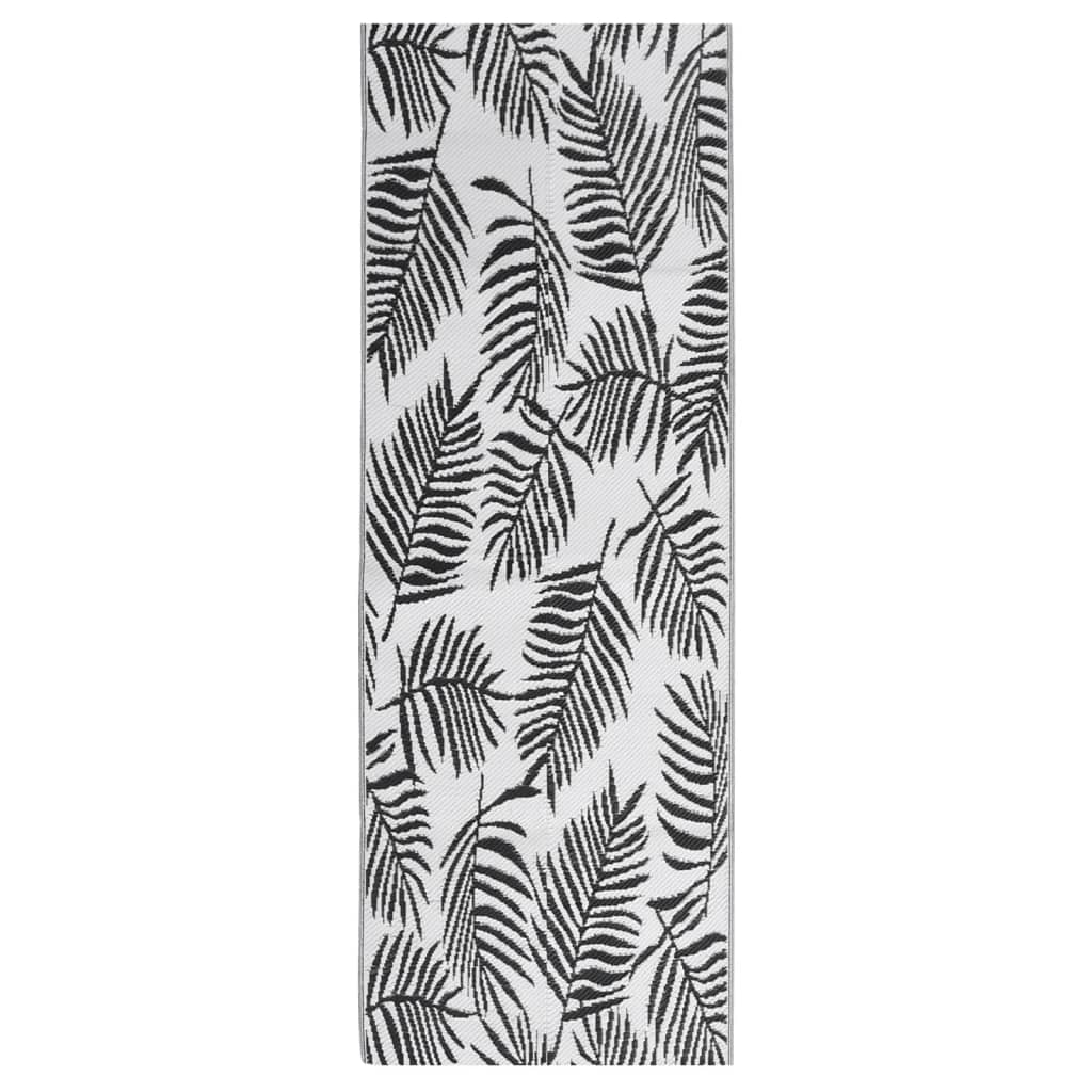 vidaXL Covor de exterior, ARAKIL negru, 80x250 cm