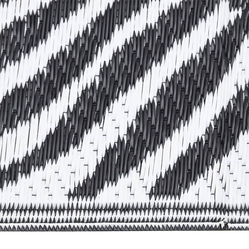 vidaXL Covor de exterior, ARAKIL negru, 140x200 cm, PP vidaXL Covor de exterior, ARAKIL negru, 140x200 cm, PP