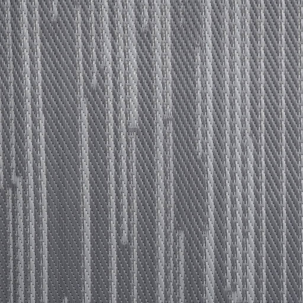 vidaXL Covor de exterior, ARAKIL antracit, 80x250 cm, PP vidaXL Covor de exterior, ARAKIL antracit, 80x250 cm, PP