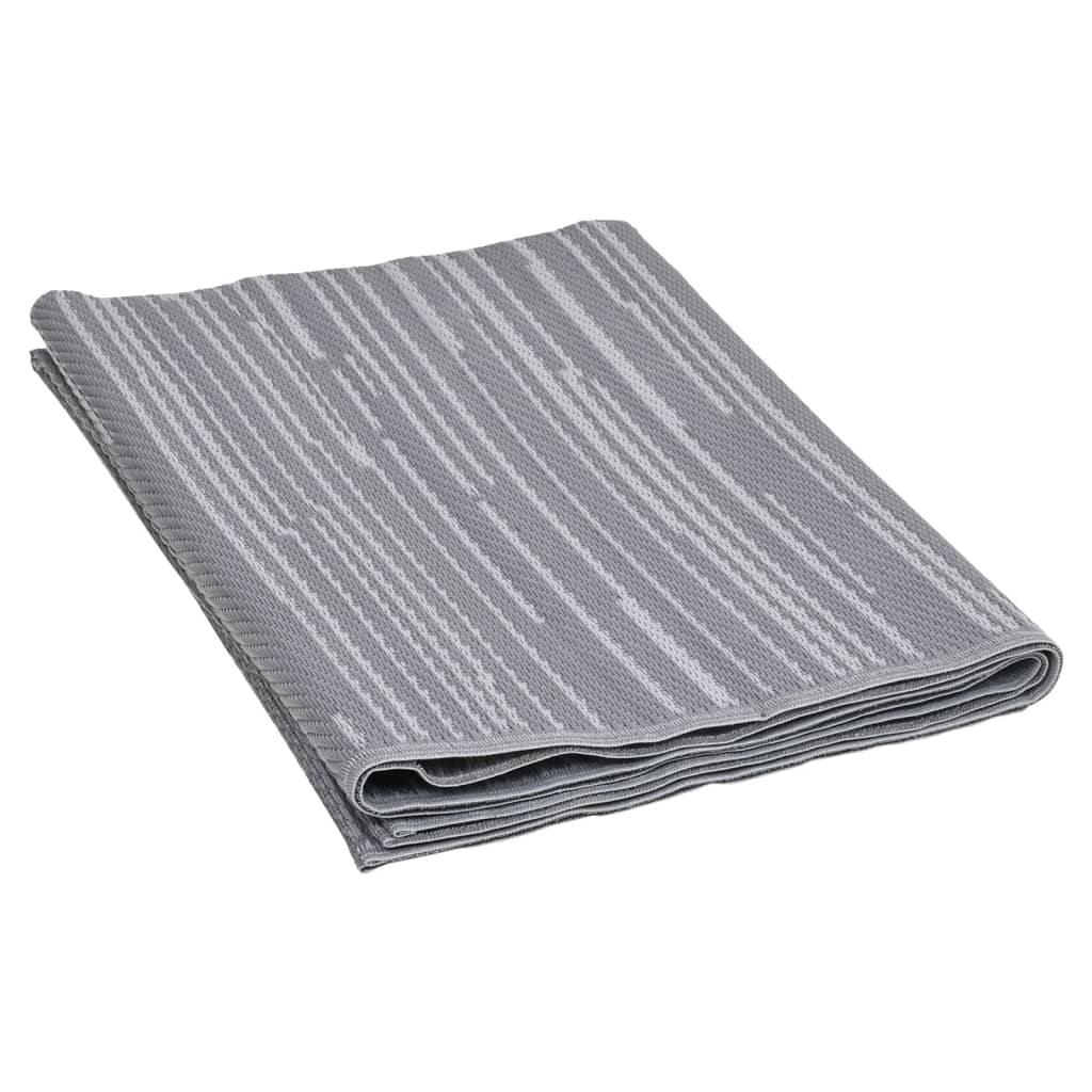 vidaXL Covor de exterior, ARAKIL antracit, 140x200 cm, PP vidaXL Covor de exterior, ARAKIL antracit, 140x200 cm, PP