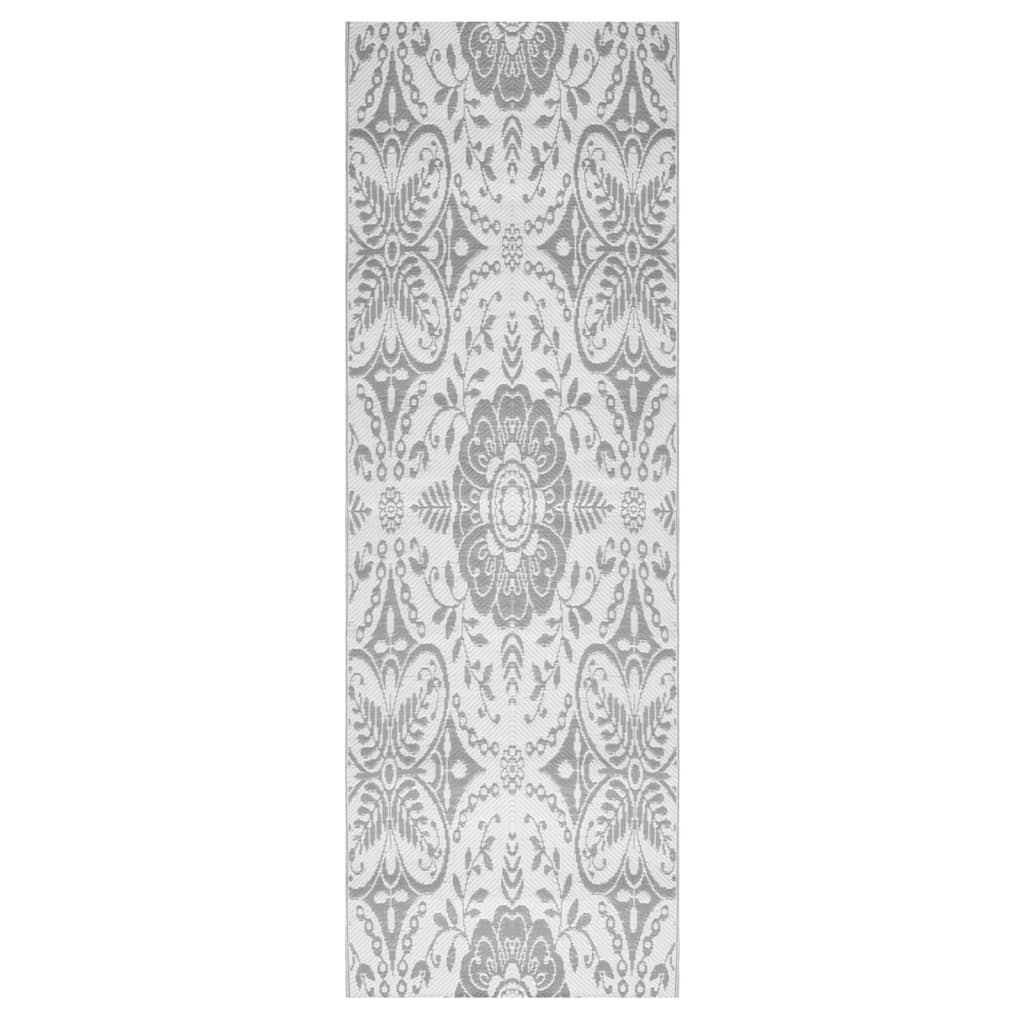vidaXL Covor de exterior, ARAKIL gri deschis, 80x250 cm, PP vidaXL Covor de exterior, ARAKIL gri deschis, 80x250 cm, PP