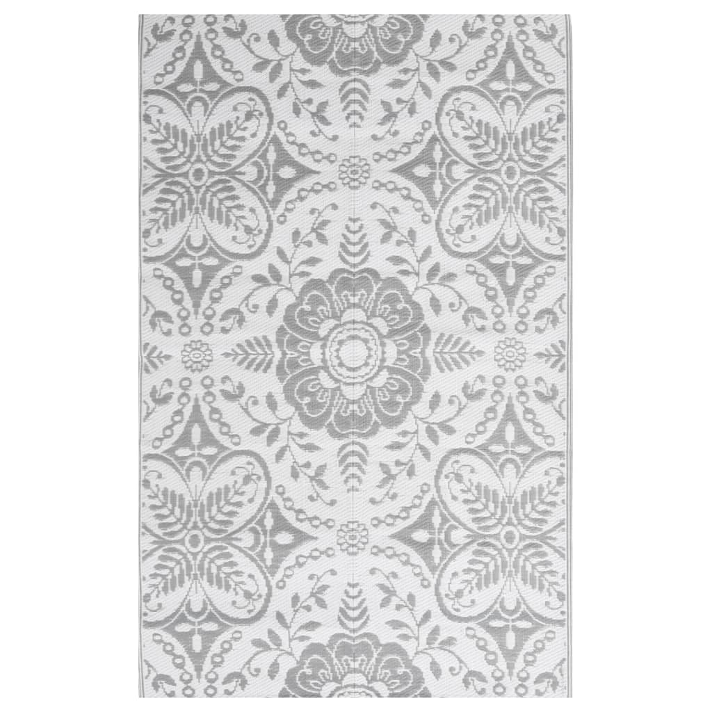 vidaXL Covor de exterior, ARAKIL gri deschis, 140x200 cm, PP vidaXL Covor de exterior, ARAKIL gri deschis, 140x200 cm, PP