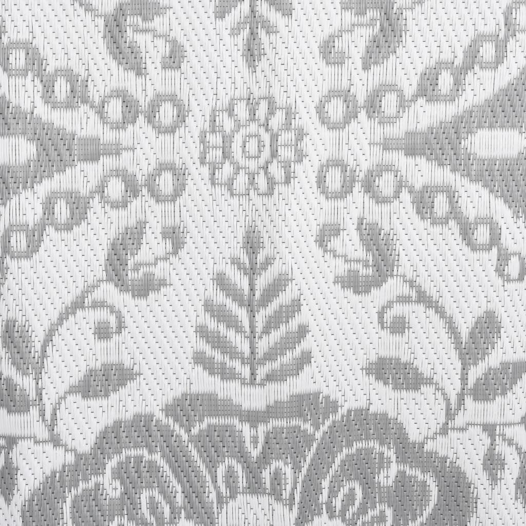 vidaXL Covor de exterior, ARAKIL gri deschis, 140x200 cm, PP vidaXL Covor de exterior, ARAKIL gri deschis, 140x200 cm, PP