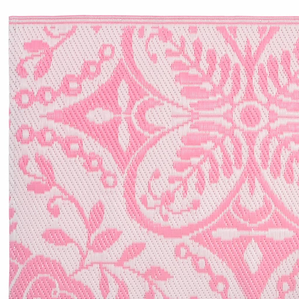 vidaXL Covor de exterior, ARAKIL roz, 80x250 cm, PP vidaXL Covor de exterior, ARAKIL roz, 80x250 cm, PP