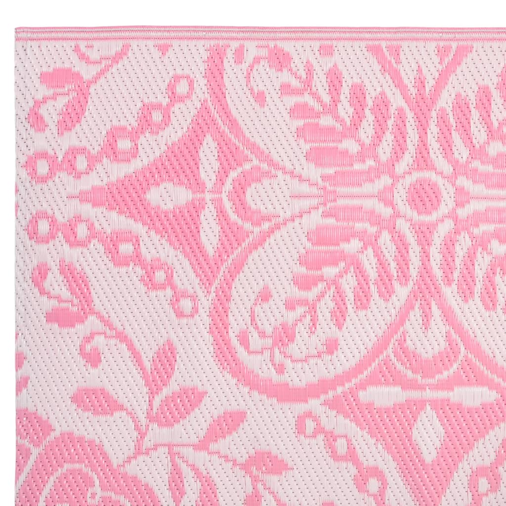 vidaXL Covor de exterior, ARAKIL roz, 140x200 cm, PP vidaXL Covor de exterior, ARAKIL roz, 140x200 cm, PP