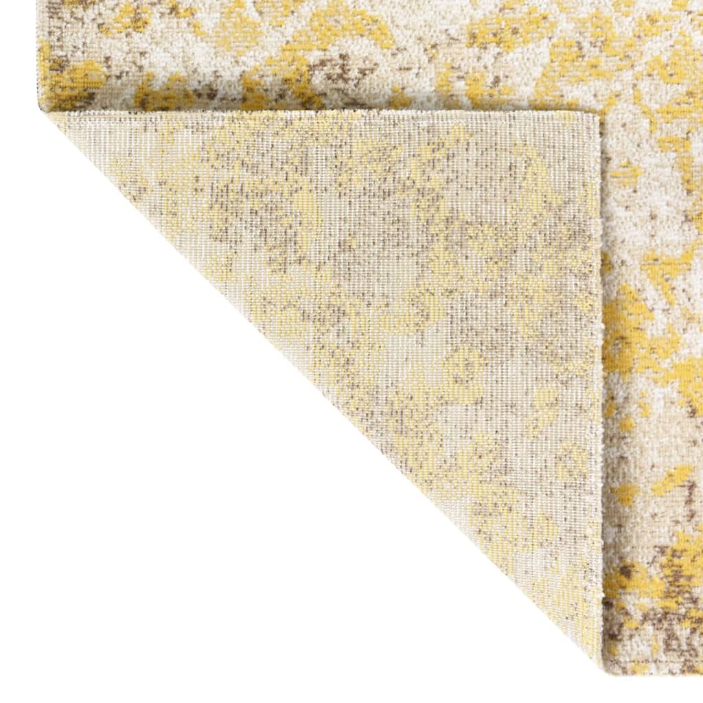 vidaXL Covor de exterior, galben, 80x150 cm, țesătură plată vidaXL Covor de exterior, galben, 80x150 cm, țesătură plată