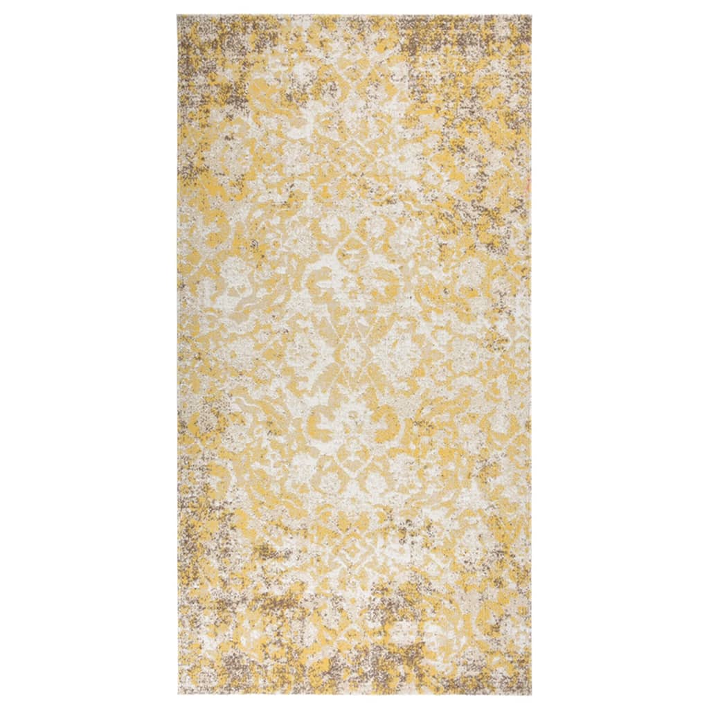 vidaXL Covor de exterior, galben, 80x150 cm, țesătură plată vidaXL Covor de exterior, galben, 80x150 cm, țesătură plată