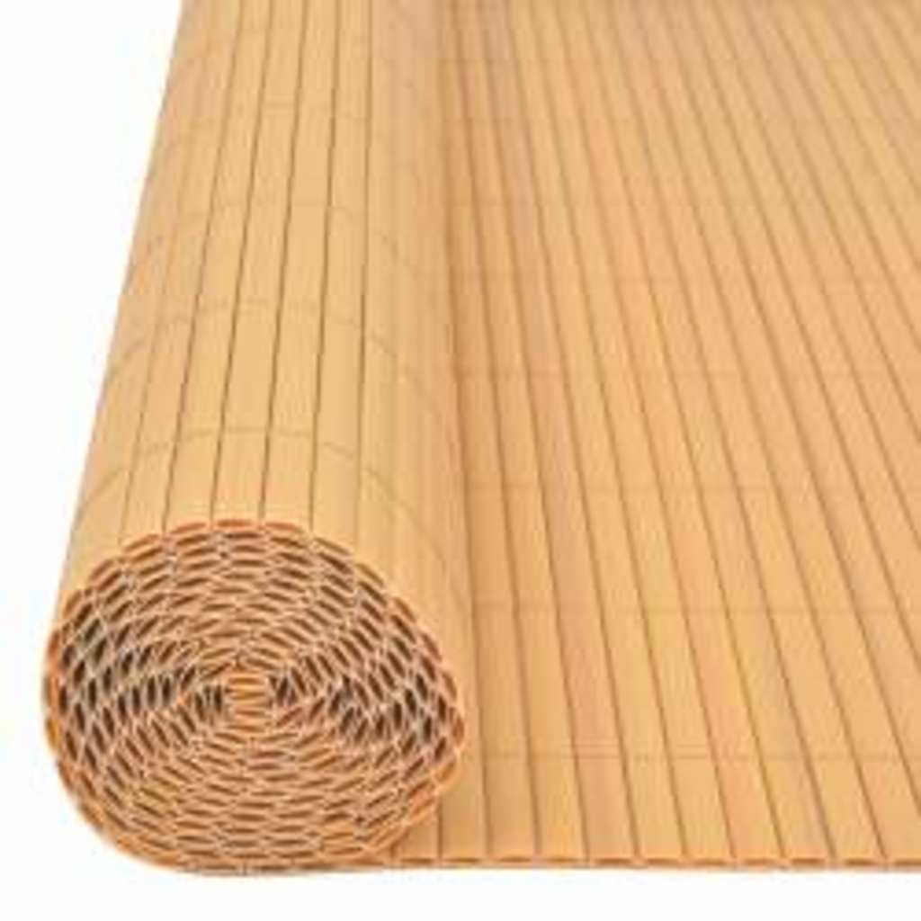 vidaXL Gard pentru grădină cu 2 fețe, galben, 90x400 cm