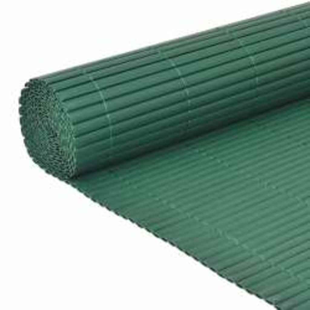 vidaXL Gard pentru grădină cu 2 fețe, verde, 110x300 cm