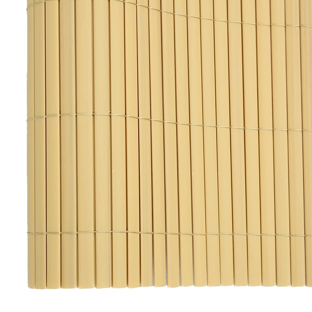vidaXL Gard pentru grădină cu 2 fețe, galben, 110x400 cm