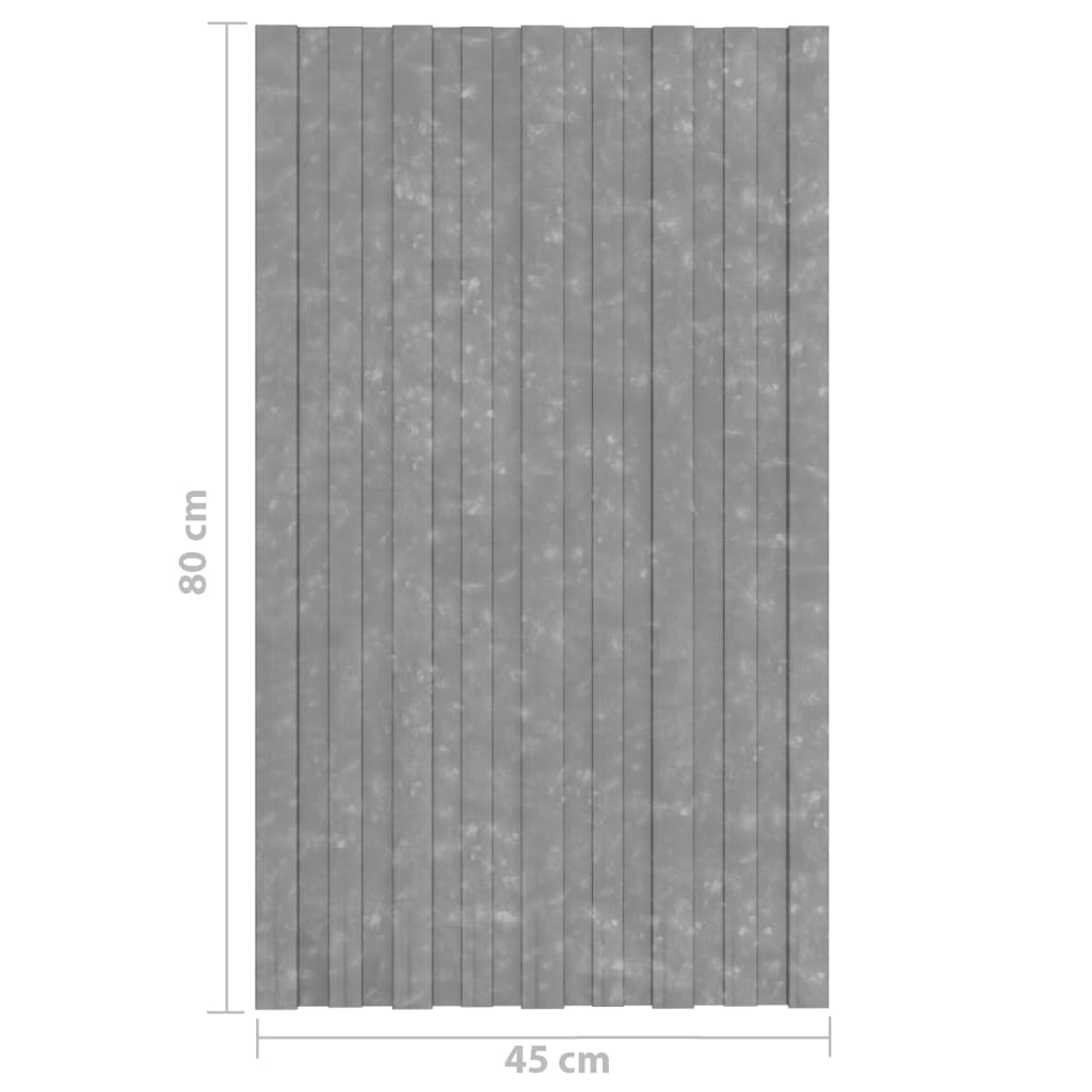 vidaXL Panouri pentru acoperiș 12 buc argintiu 80x45cm oțel galvanizat vidaXL Panouri pentru acoperiș 12 buc argintiu 80x45cm oțel galvanizat
