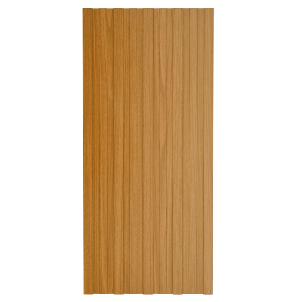 vidaXL Panouri acoperiș, 12 buc., natural, 100x45 cm, oțel galvanizat vidaXL Panouri acoperiș, 12 buc., natural, 100x45 cm, oțel galvanizat