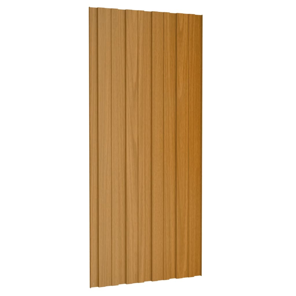 vidaXL Panouri acoperiș, 36 buc., natural, 100x45 cm, oțel galvanizat vidaXL Panouri acoperiș, 36 buc., natural, 100x45 cm, oțel galvanizat