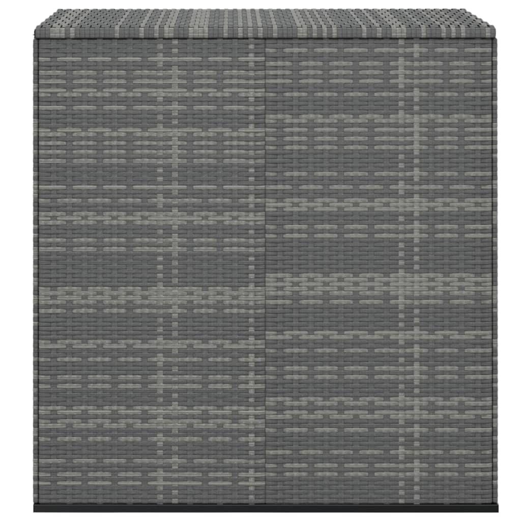 vidaXL Ladă grădină pentru perne, gri, 100x49x103,5 cm, ratan PE vidaXL Ladă grădină pentru perne, gri, 100x49x103,5 cm, ratan PE