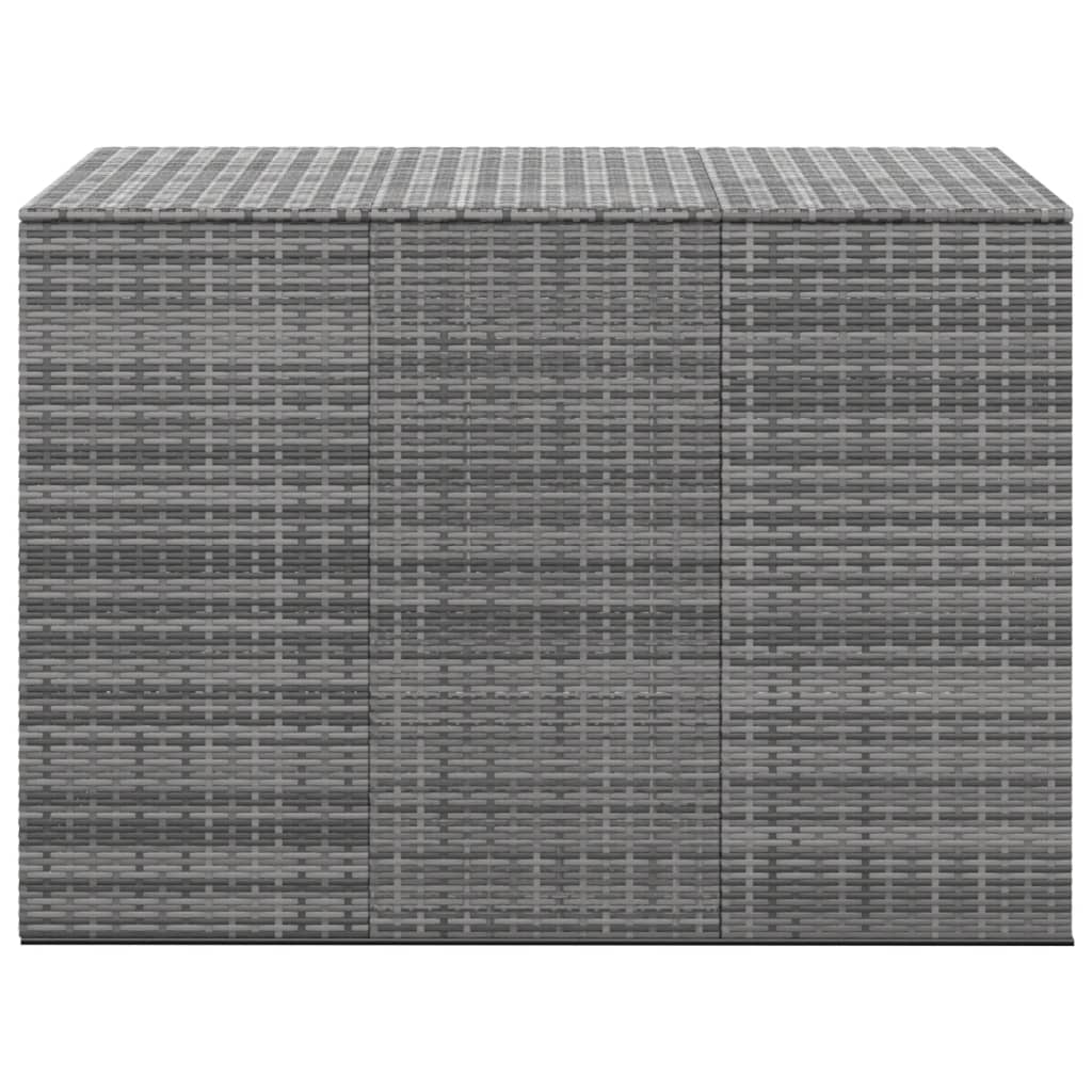 vidaXL Ladă grădină pentru perne, gri, 145x100x103 cm, ratan PE vidaXL Ladă grădină pentru perne, gri, 145x100x103 cm, ratan PE