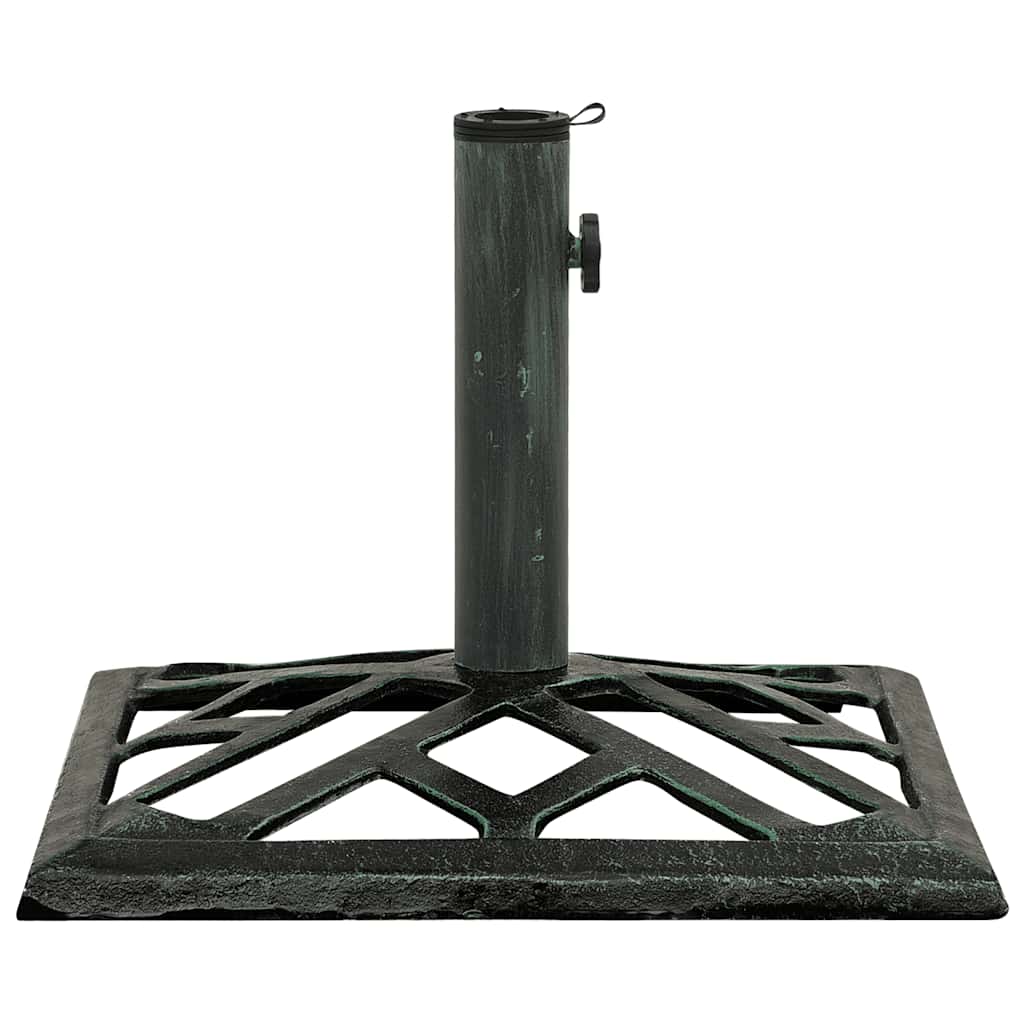 vidaXL Bază de umbrelă, verde, 44x44x31, fontă vidaXL Bază de umbrelă, verde, 44x44x31, fontă