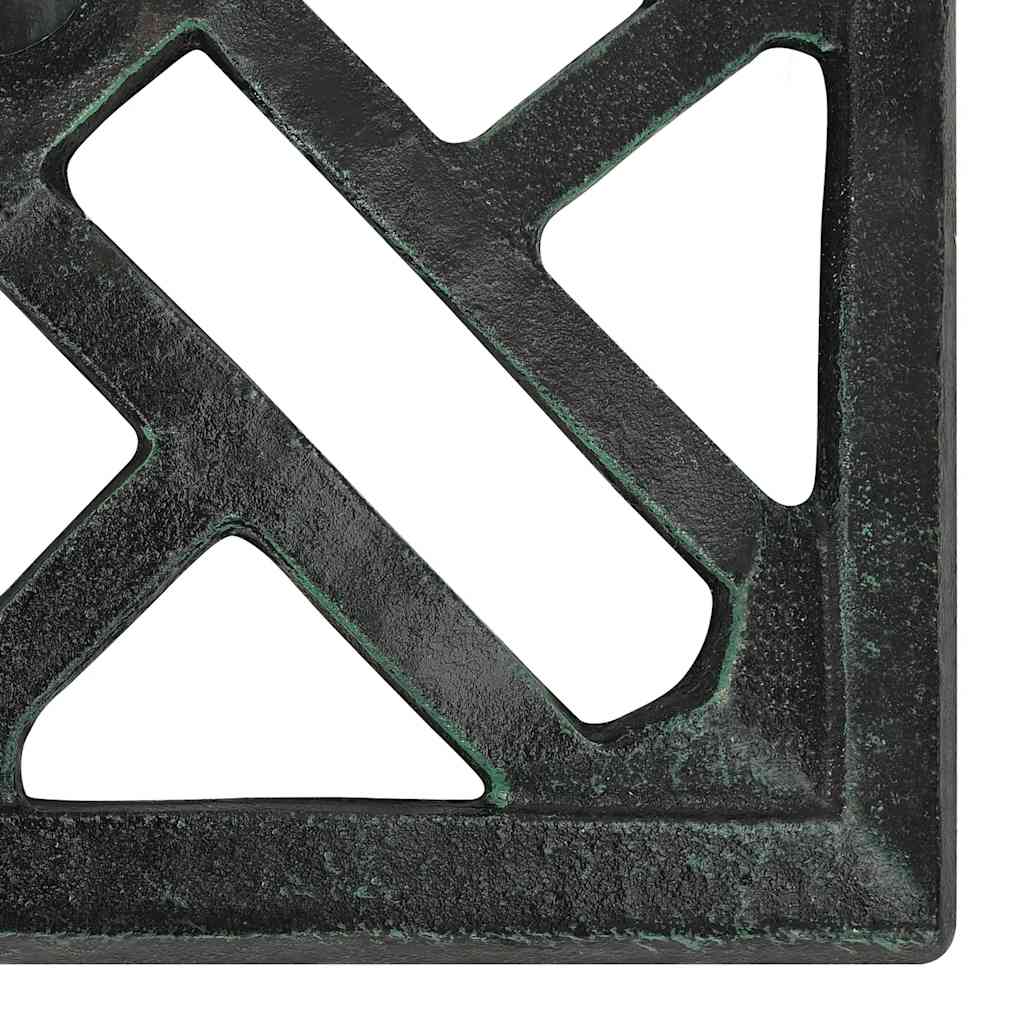 vidaXL Bază de umbrelă, verde, 44x44x31, fontă vidaXL Bază de umbrelă, verde, 44x44x31, fontă