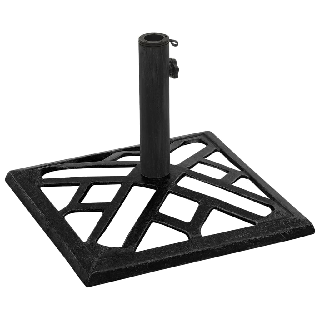 vidaXL Bază de umbrelă, negru, 44x44x31, fontă vidaXL Bază de umbrelă, negru, 44x44x31, fontă
