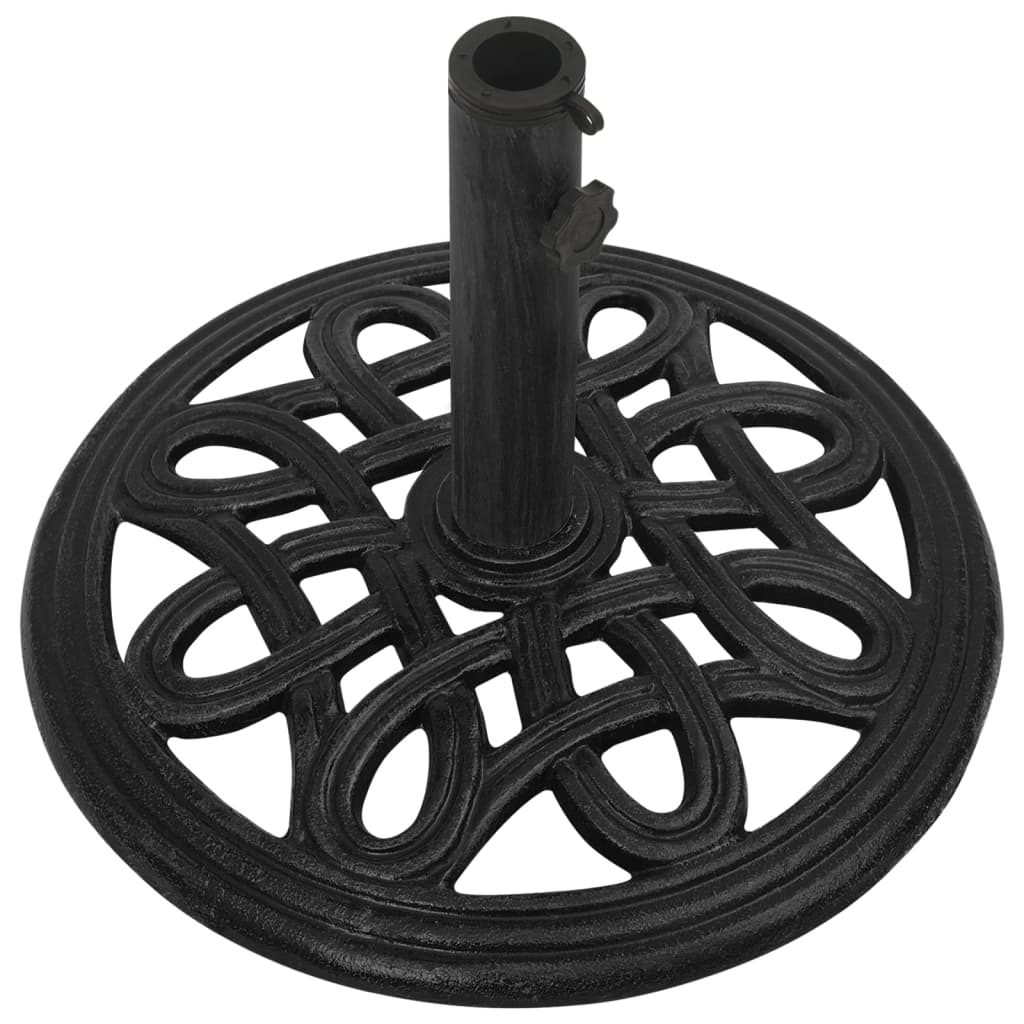 vidaXL Bază de umbrelă, negru, 44x44x32, fontă vidaXL Bază de umbrelă, negru, 44x44x32, fontă