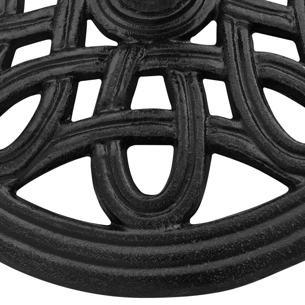 vidaXL Bază de umbrelă, negru, 44x44x32, fontă vidaXL Bază de umbrelă, negru, 44x44x32, fontă
