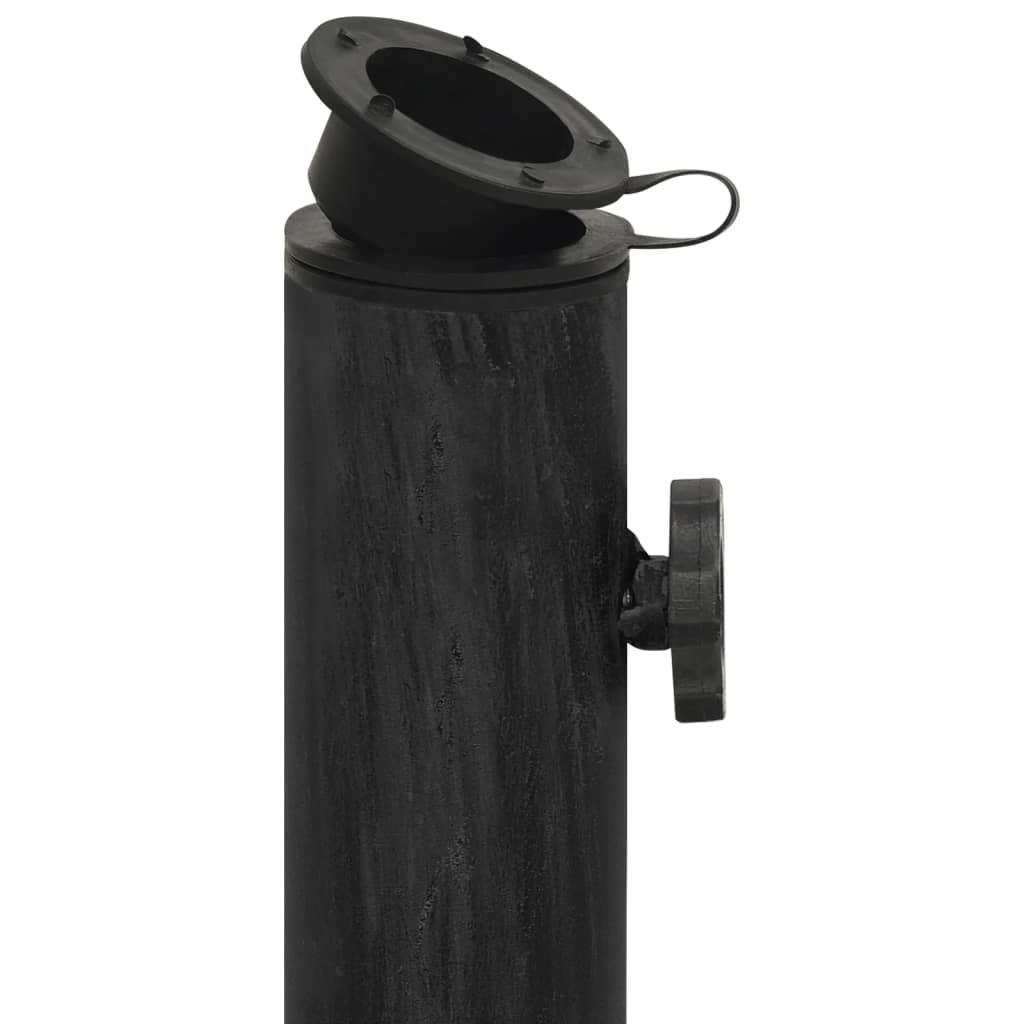 vidaXL Bază de umbrelă, negru, 44x44x32, fontă vidaXL Bază de umbrelă, negru, 44x44x32, fontă