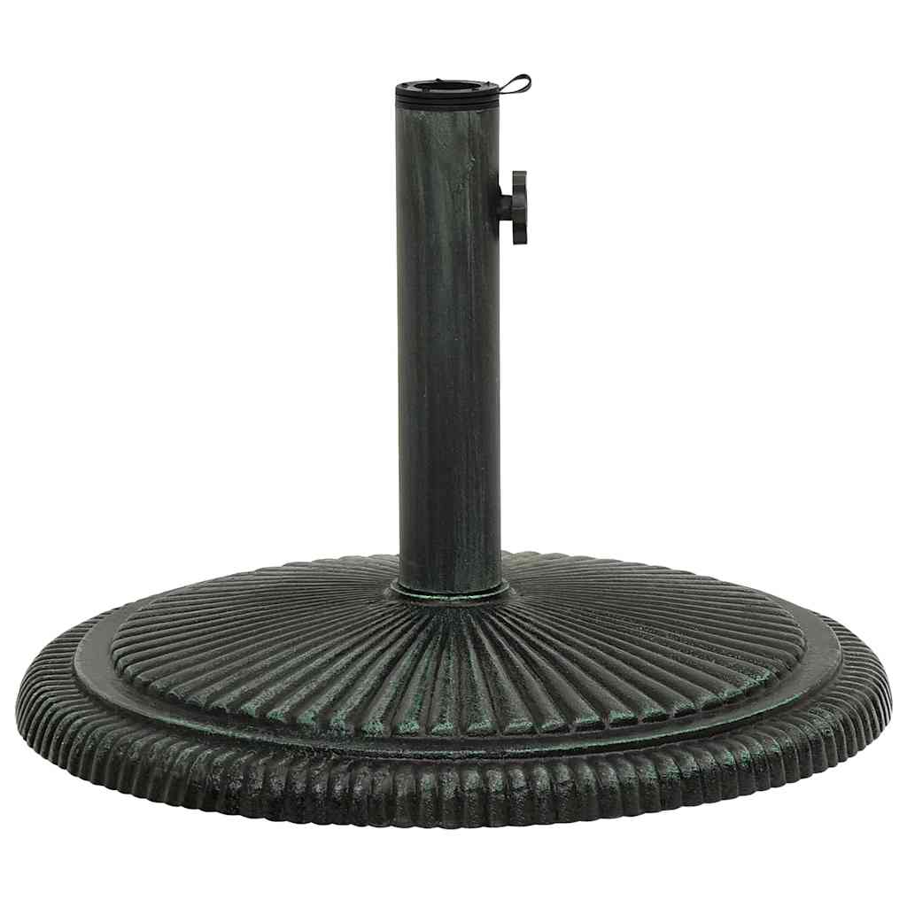 vidaXL Bază de umbrelă, verde, 45x45x30, fontă vidaXL Bază de umbrelă, verde, 45x45x30, fontă