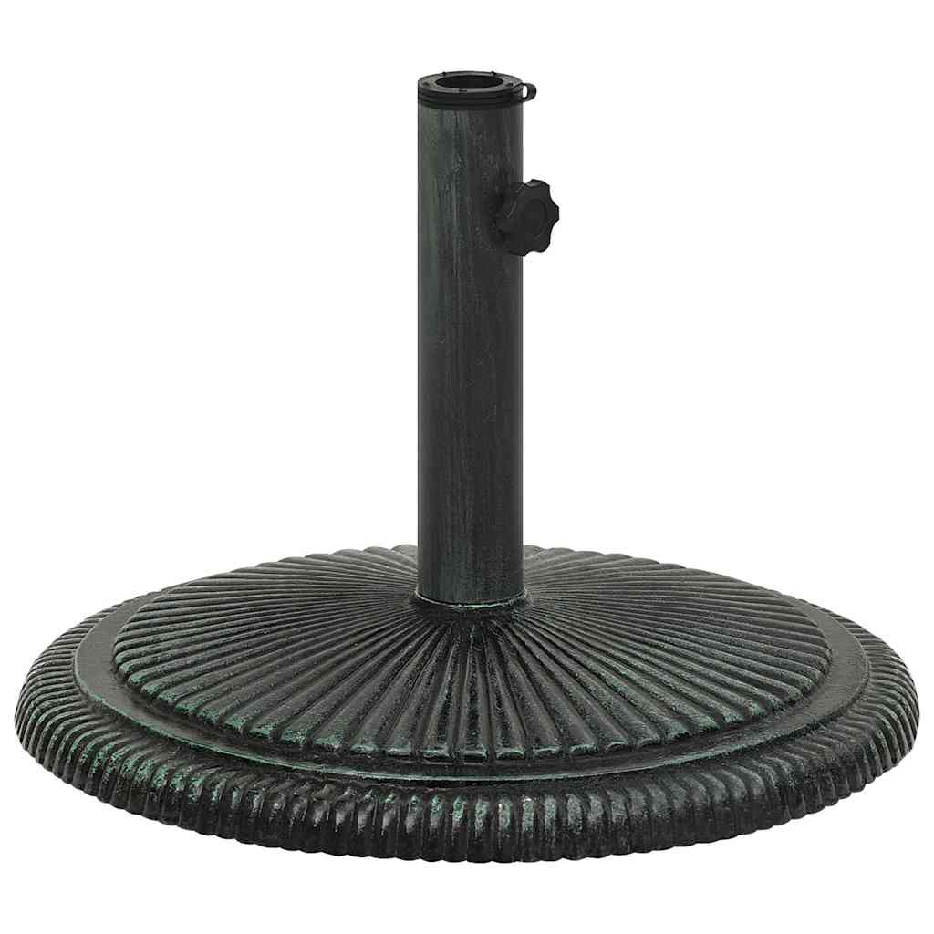 vidaXL Bază de umbrelă, verde, 45x45x30, fontă vidaXL Bază de umbrelă, verde, 45x45x30, fontă