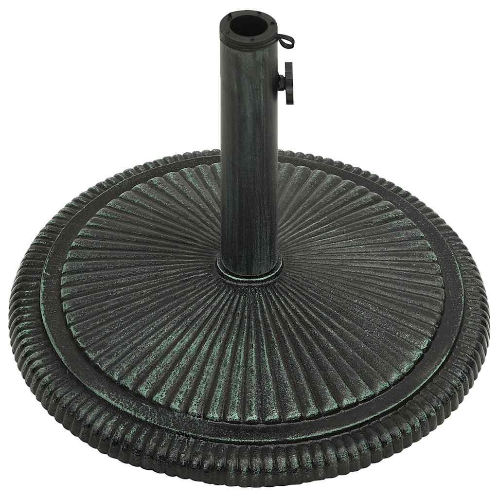vidaXL Bază de umbrelă, verde, 45x45x30, fontă vidaXL Bază de umbrelă, verde, 45x45x30, fontă