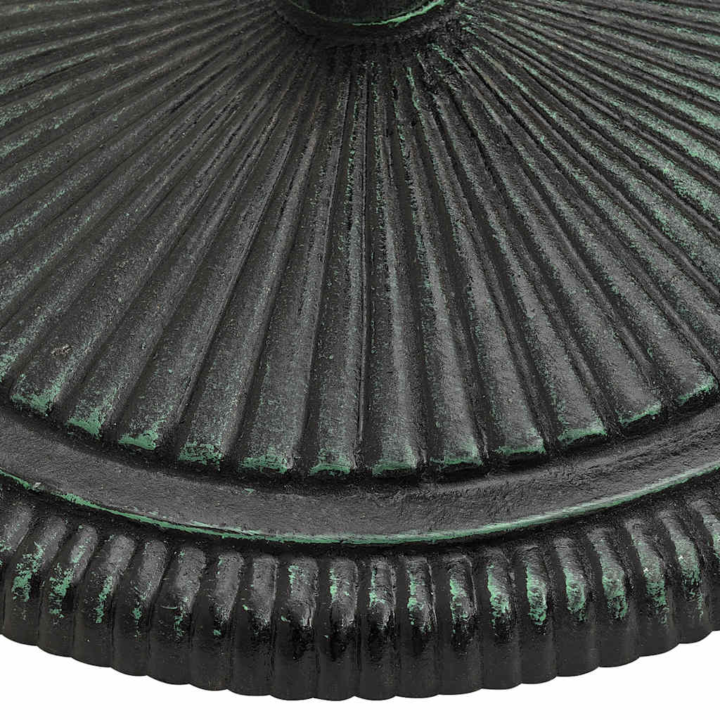 vidaXL Bază de umbrelă, verde, 45x45x30, fontă vidaXL Bază de umbrelă, verde, 45x45x30, fontă