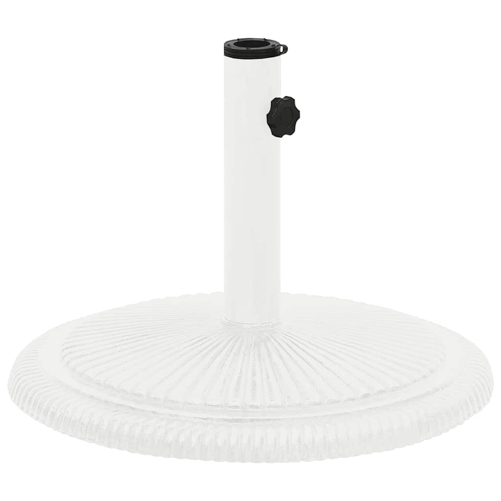 vidaXL Bază de umbrelă, alb, 45x45x30, fontă vidaXL Bază de umbrelă, alb, 45x45x30, fontă