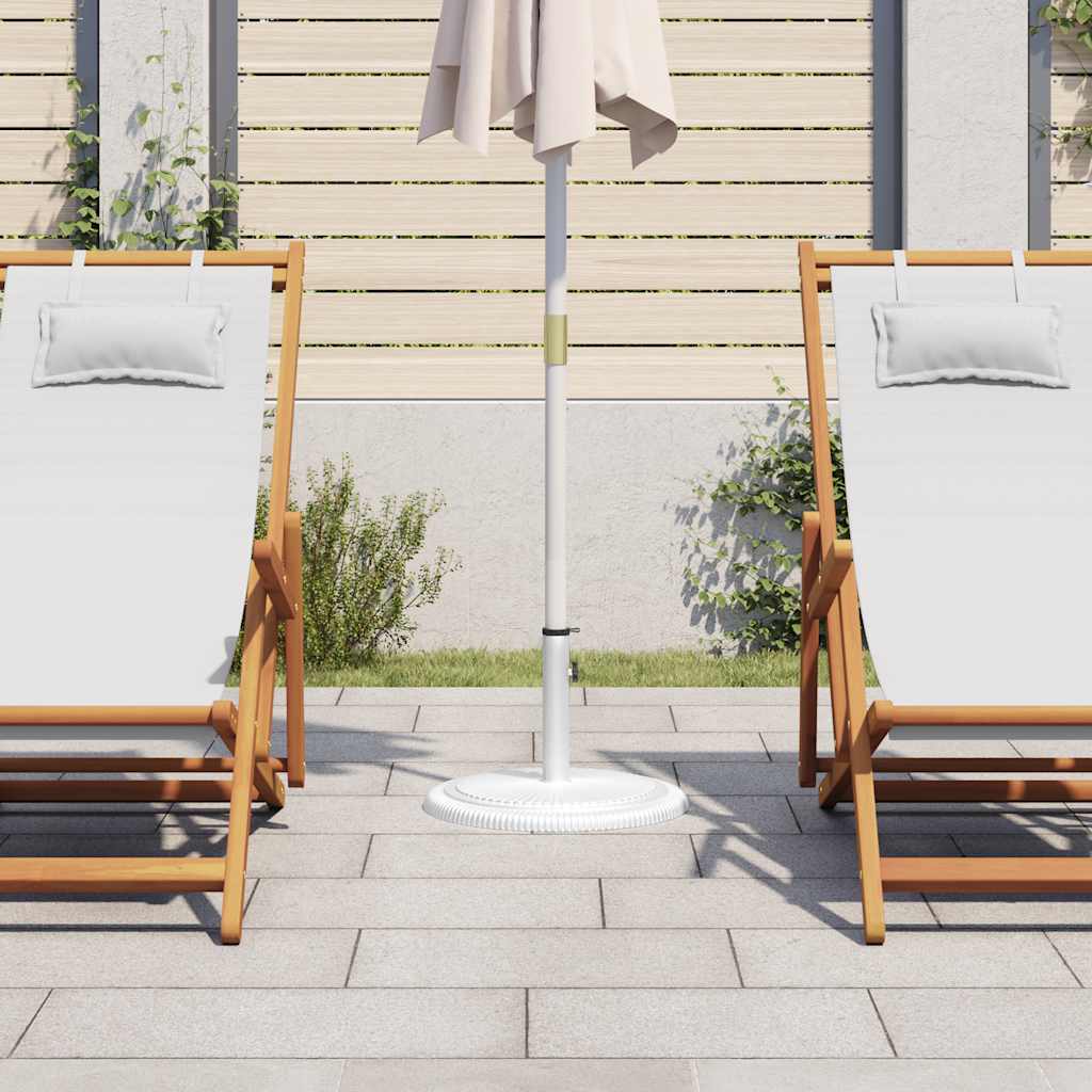 vidaXL Bază de umbrelă, alb, 45x45x30, fontă vidaXL Bază de umbrelă, alb, 45x45x30, fontă