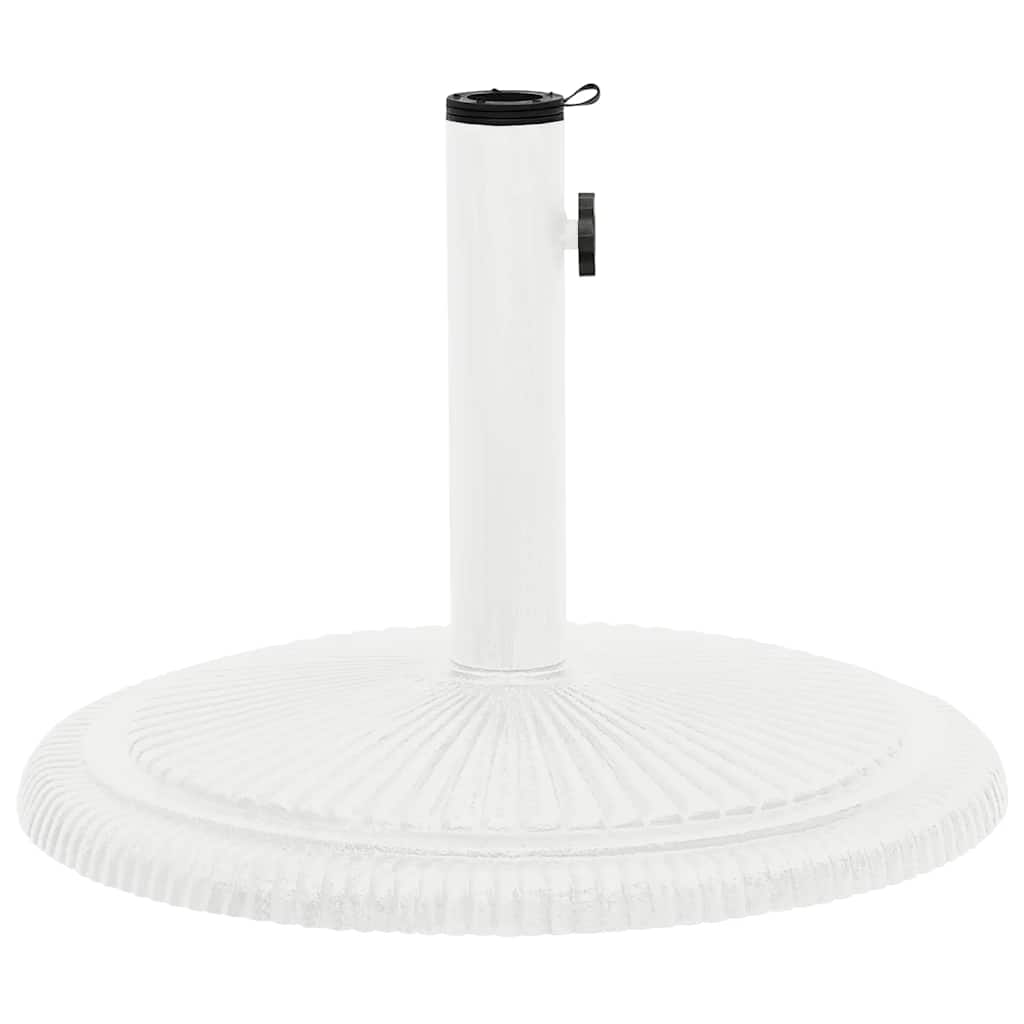 vidaXL Bază de umbrelă, alb, 45x45x30, fontă vidaXL Bază de umbrelă, alb, 45x45x30, fontă