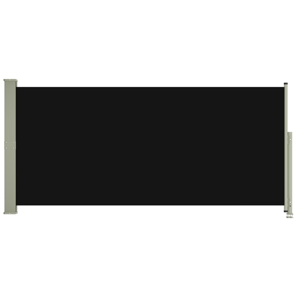 vidaXL Copertină laterală retractabilă de terasă, negru, 140x300 cm