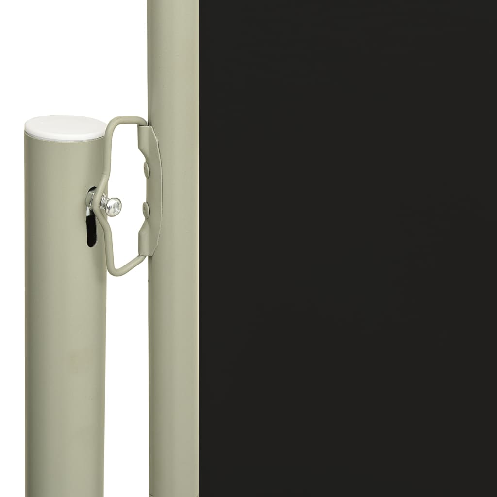 vidaXL Copertină laterală retractabilă de terasă, negru, 140x300 cm