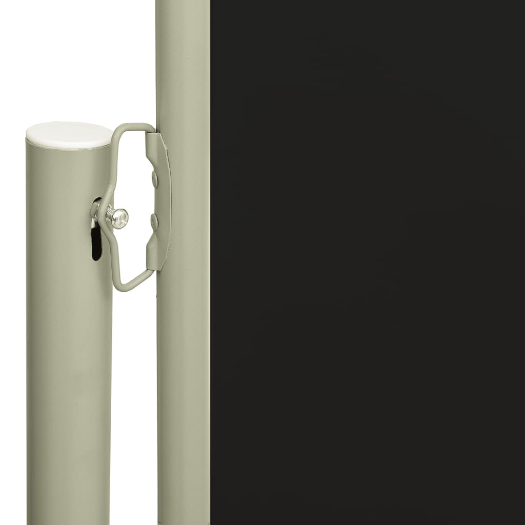 vidaXL Copertină laterală retractabilă de terasă, negru, 160x300 cm