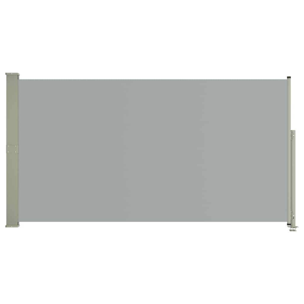 vidaXL Copertină laterală retractabilă de terasă, gri, 160x300 cm vidaXL Copertină laterală retractabilă de terasă, gri, 160x300 cm
