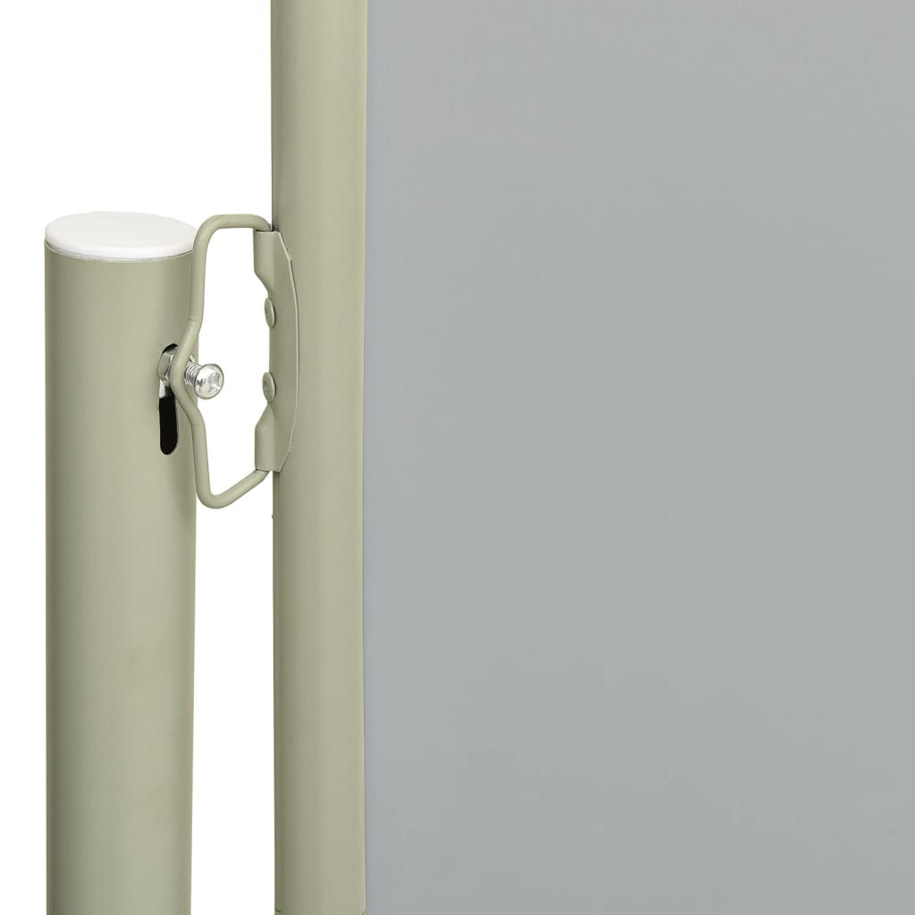 vidaXL Copertină laterală retractabilă de terasă, gri, 160x300 cm vidaXL Copertină laterală retractabilă de terasă, gri, 160x300 cm