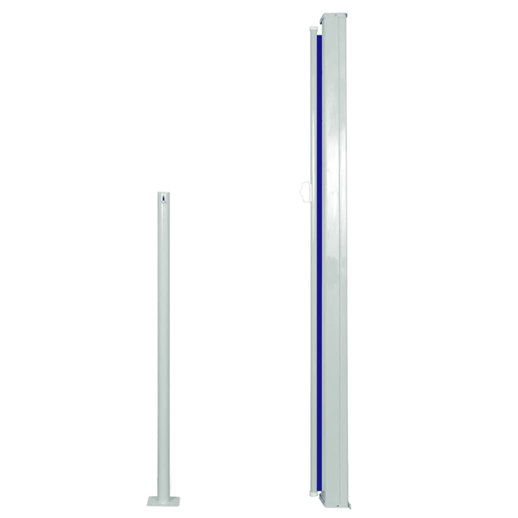 vidaXL Copertină laterală retractabilă de terasă, albastru, 140x300 cm vidaXL Copertină laterală retractabilă de terasă, albastru, 140x300 cm