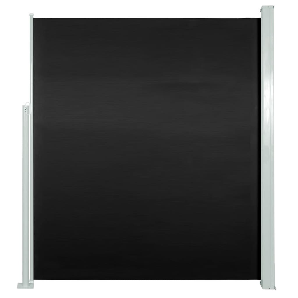 vidaXL Copertină laterală retractabilă de terasă, negru, 160x300 cm
