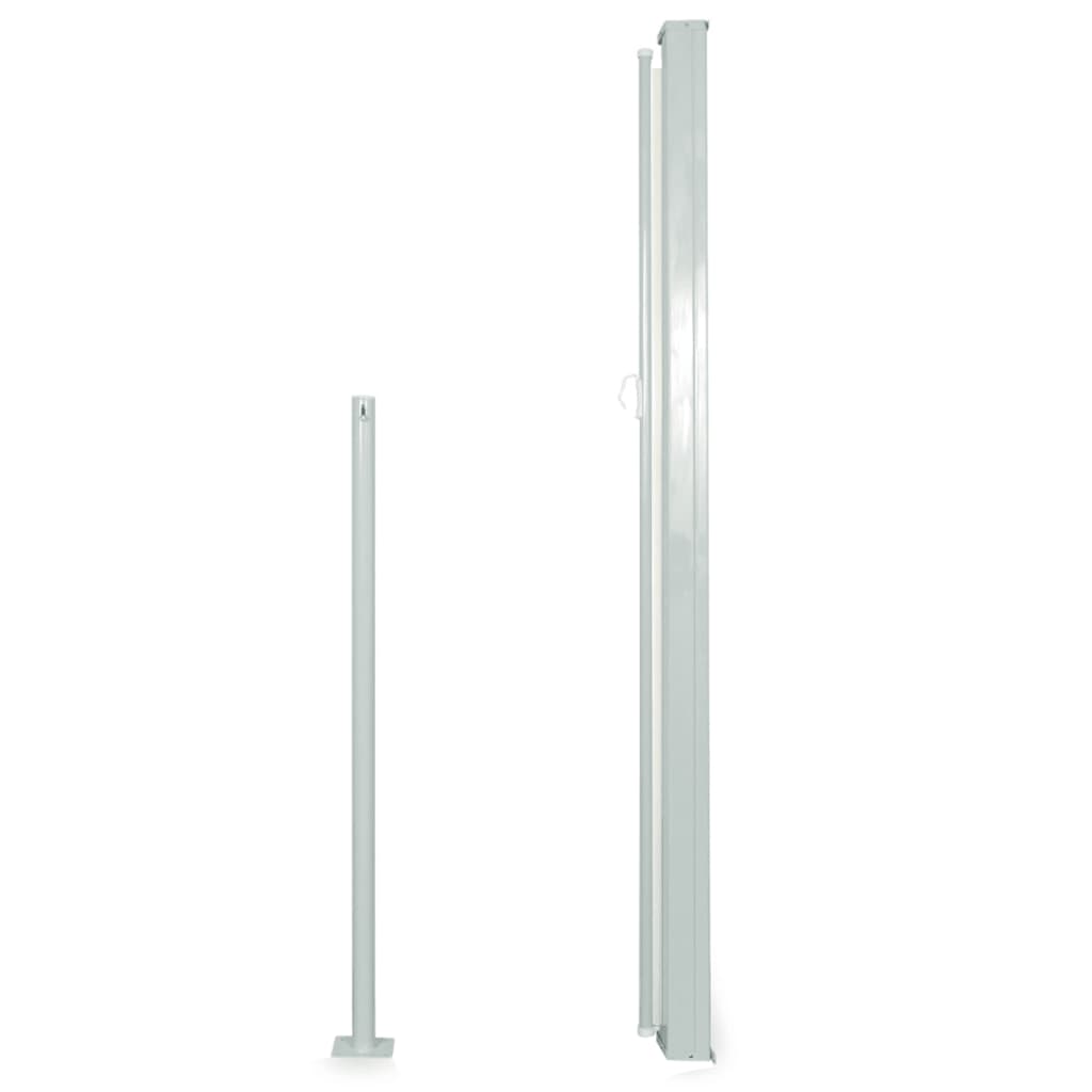 vidaXL Copertină laterală retractabilă de terasă, crem, 160x300 cm vidaXL Copertină laterală retractabilă de terasă, crem, 160x300 cm