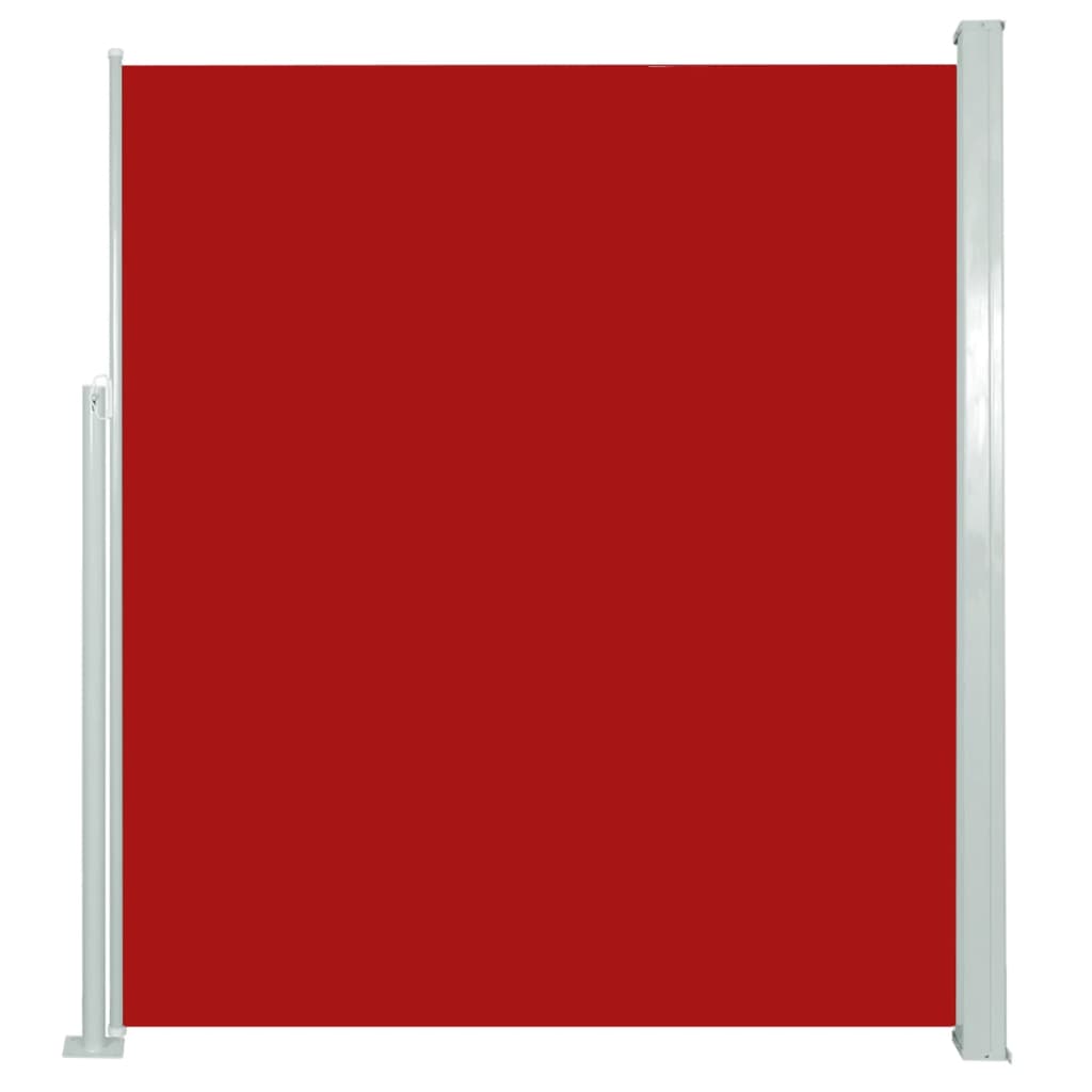 vidaXL Copertină laterală retractabilă de terasă, roșu, 160x300 cm vidaXL Copertină laterală retractabilă de terasă, roșu, 160x300 cm