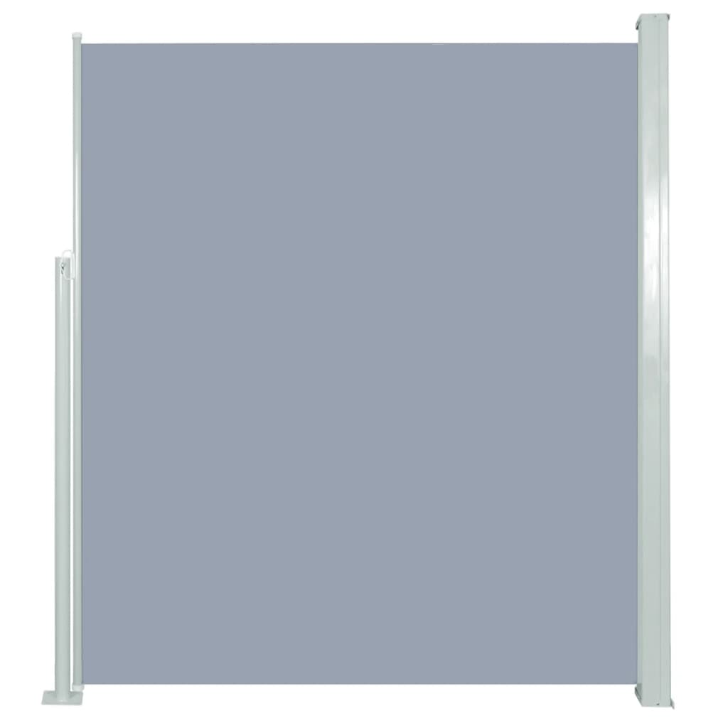 vidaXL Copertină laterală retractabilă de terasă, gri, 160x300 cm vidaXL Copertină laterală retractabilă de terasă, gri, 160x300 cm