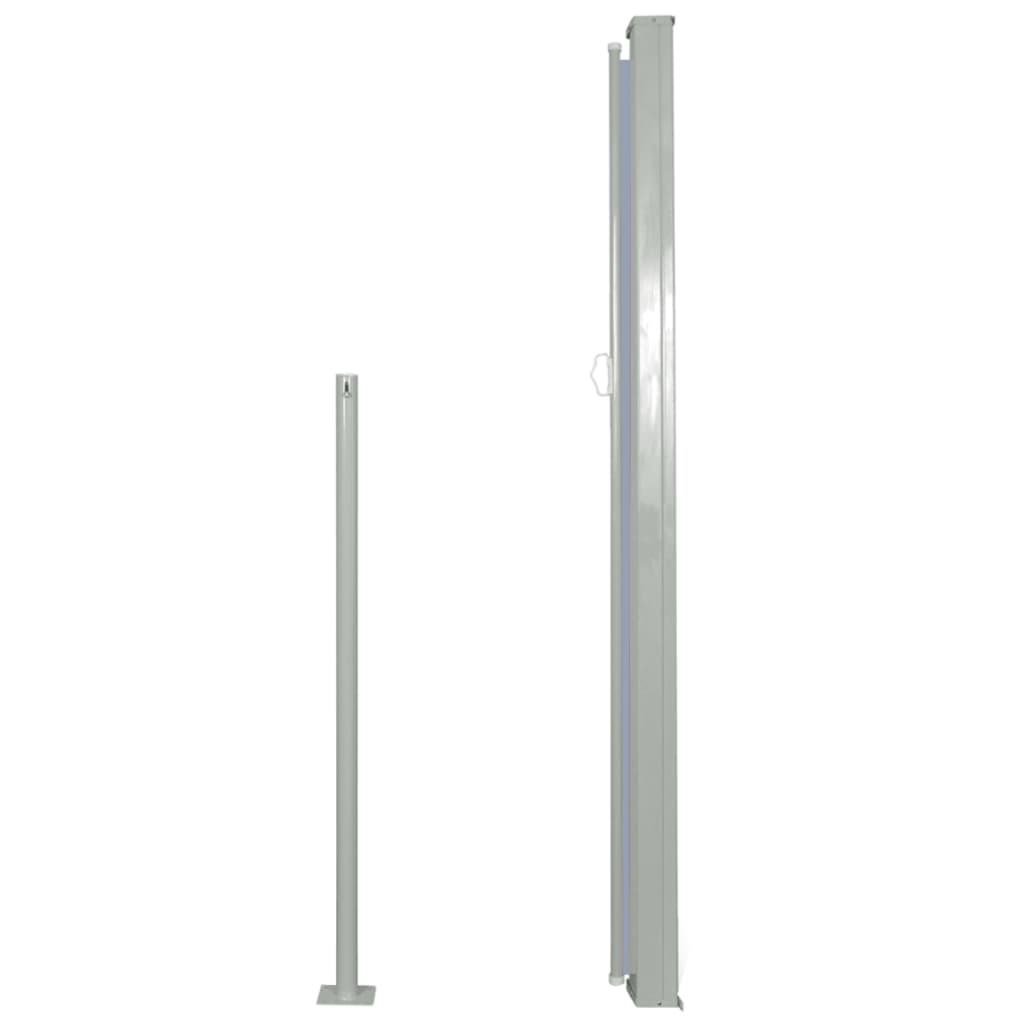 vidaXL Copertină laterală retractabilă de terasă, gri, 160x300 cm vidaXL Copertină laterală retractabilă de terasă, gri, 160x300 cm