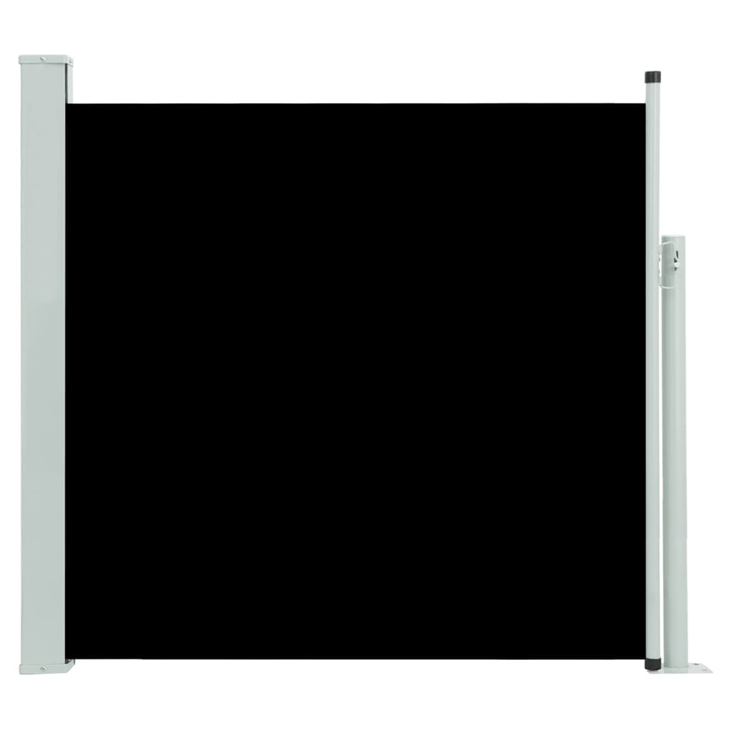 vidaXL Copertină laterală retractabilă de terasă, negru, 170x300 cm vidaXL Copertină laterală retractabilă de terasă, negru, 170x300 cm